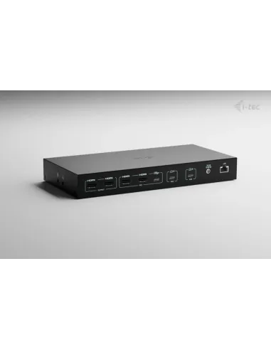 i-tec USB-C KVM Dock PRO for Three Hosts, Dual Video, with 2x Power Delivery, max 92W