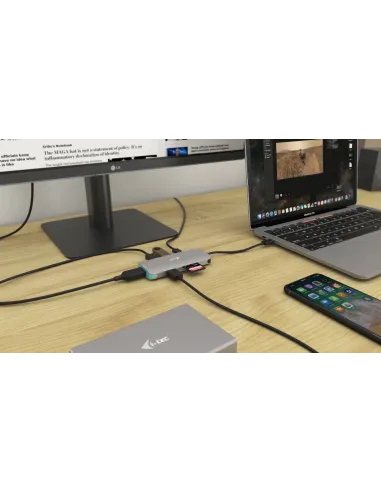 i-tec Metal USB-C Nano Dock 4K HDMI + Power Delivery 100 W