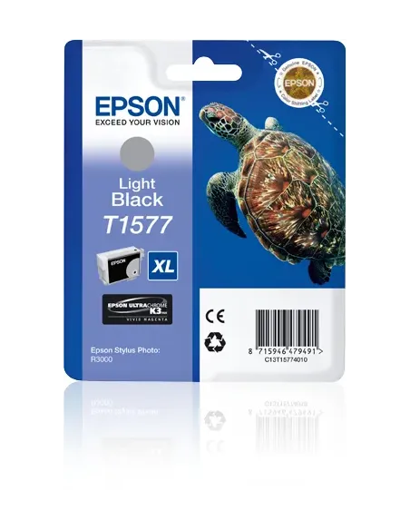 Epson Turtle Cartucho T1577 gris
