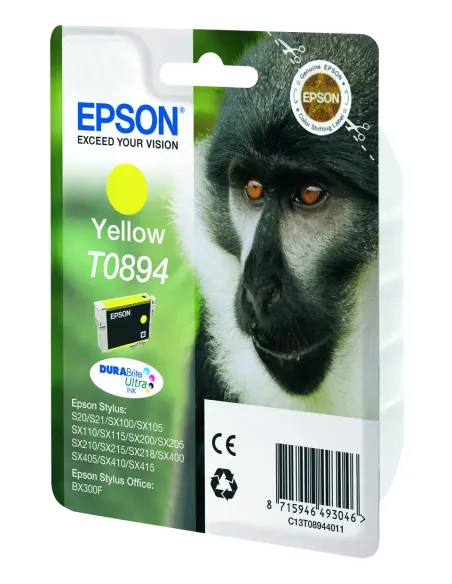 Epson Monkey Cartucho T0894 amarillo