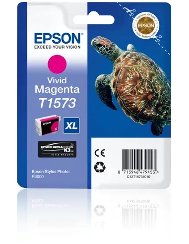 Epson Turtle Cartucho T1573 magenta vivo