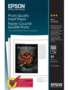 Epson Photo Quality Inkjet Paper - A4 - 100 hojas