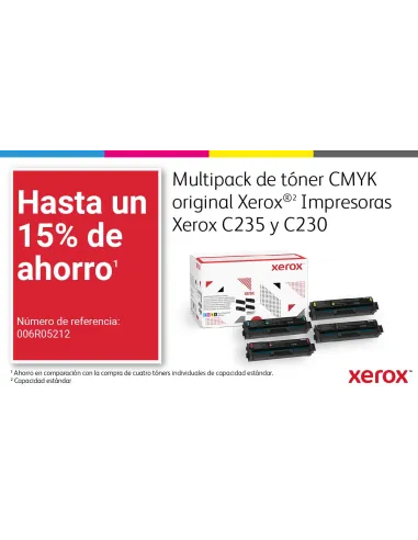 Xerox C235 A4 22 ppm Inalámbrica Copia impresión escaneado fax PS3 PCL5e 6 ADF 2 bandejas Total 251 hojas