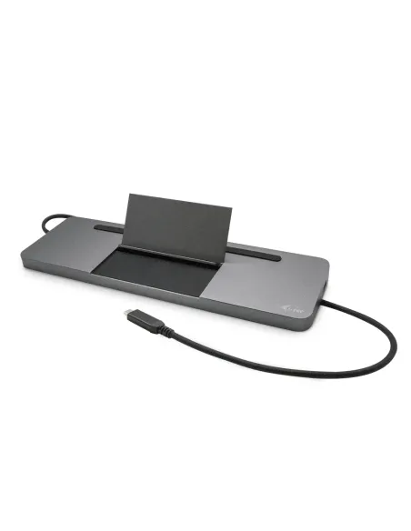 i-tec Metal SB-C Ergonomic 4K 3x Display Docking Station with Power Delivery 85 W + Universal Charger 100 W