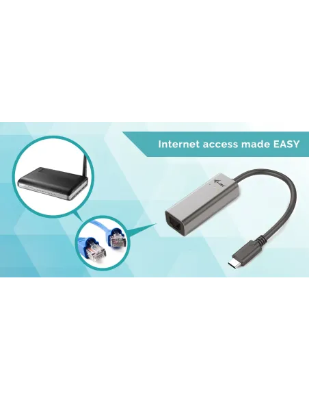 i-tec Metal USB-C Gigabit Ethernet Adapter
