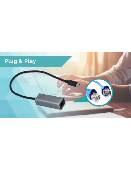 i-tec Metal USB-C Gigabit Ethernet Adapter