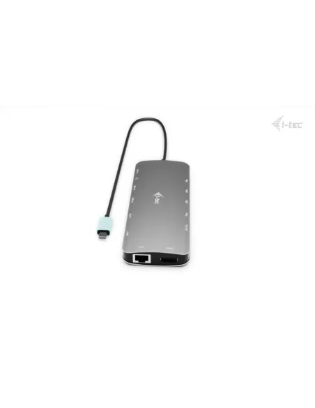 i-tec Metal USB-C Nano 3x Display Dock, 2x HDMI 1x USB-C video with Power Delivery 140W + Universal Charger 140 W