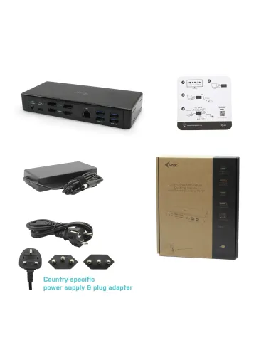 i-tec USB-C Quattro Display Docking Station with Power Delivery 85 W