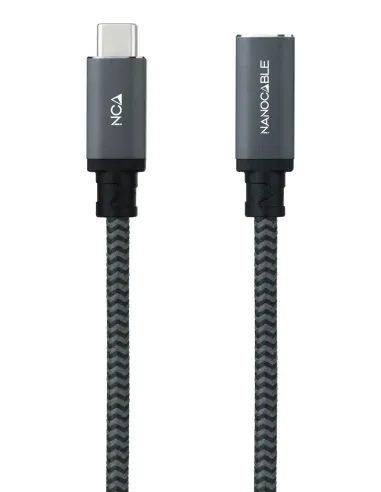 Nanocable 10.01.4501-L150-COMB cable USB USB 3.2 Gen 2x2 1,5 m USB C Negro