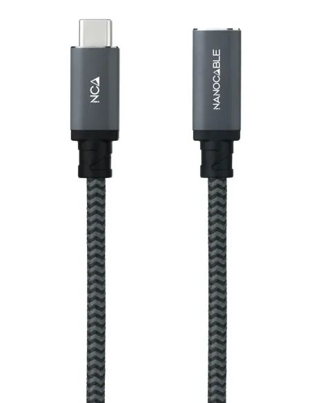 Nanocable 10.01.4501-L150-COMB cable USB USB 3.2 Gen 2x2 1,5 m USB C Negro
