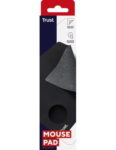 Trust 24193 alfombrilla para ratón Alfombrilla de ratón para juegos Negro