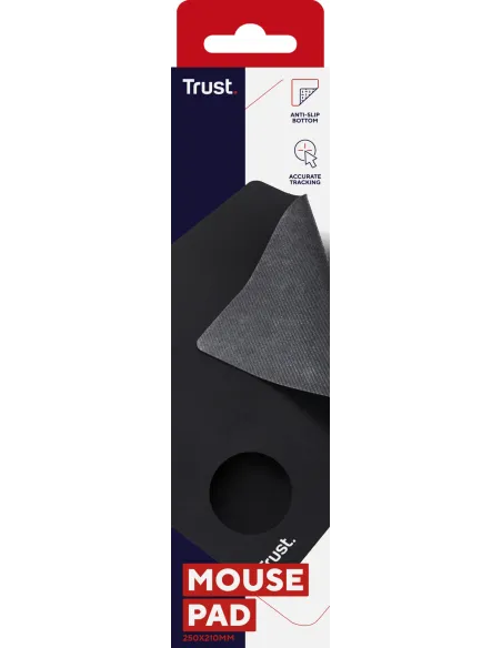 Trust 24193 alfombrilla para ratón Alfombrilla de ratón para juegos Negro