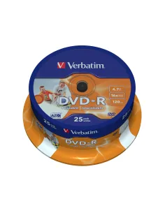 Verbatim 43538 DVD en blanco 4,7 GB DVD-R 25 pieza(s)