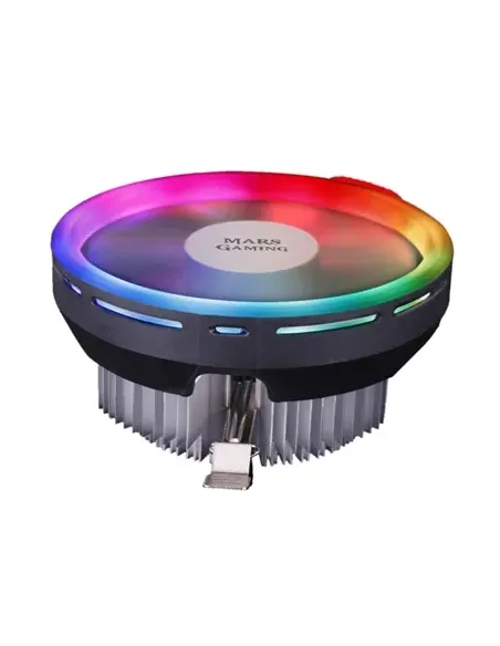 Mars Gaming MCPU120 Disipador CPU RGB TDP 120W Silencioso PWM Perfil Bajo Negro