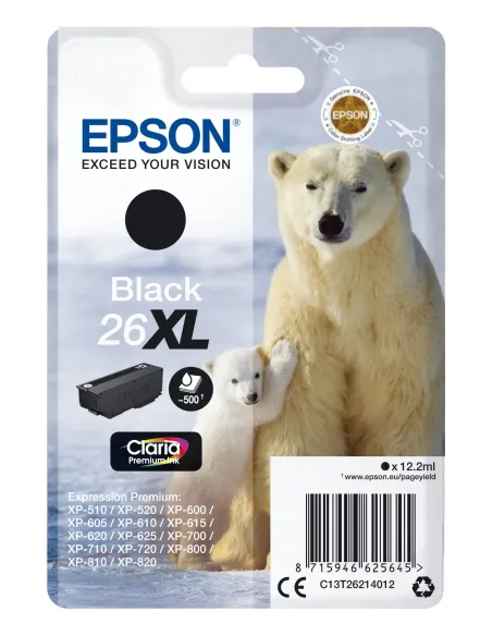Epson Cartucho 26XL negro