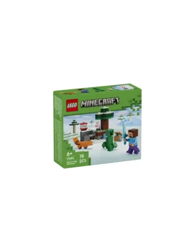 Lego minecraft la aventura de steve en la taiga