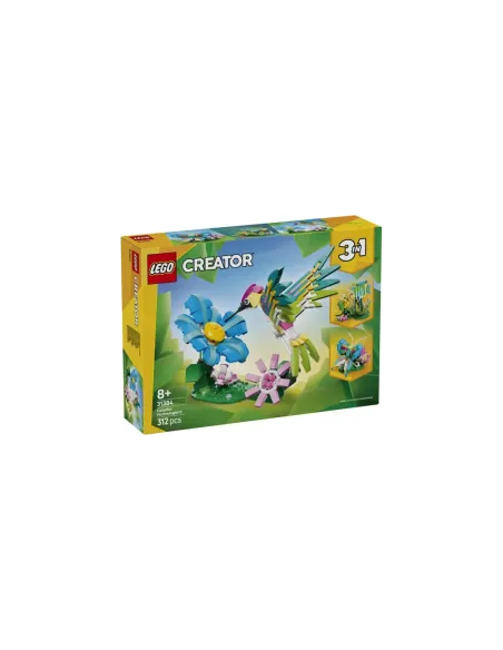 Lego creator 3 animales de juguete en 1 colibrí de colores