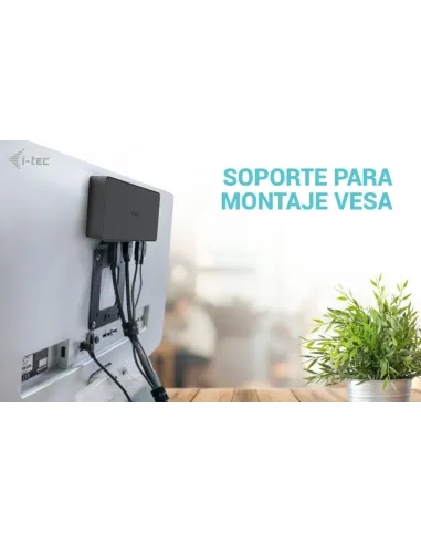 i-tec USB 3.0   USB-C   Thunderbolt 3 Professional Dual 4K Display Docking Station Generation 2 + Power Delivery 100W