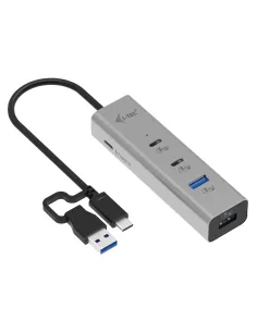 i-tec Metal Universal Charging HUB 2xUSB-C + 2x USB-A Port + Power Delivery 85W