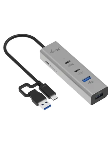 i-tec Metal Universal Charging HUB 2xUSB-C + 2x USB-A Port + Power Delivery 85W