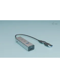 i-tec Metal Universal Charging HUB 2xUSB-C + 2x USB-A Port + Power Delivery 85W 2