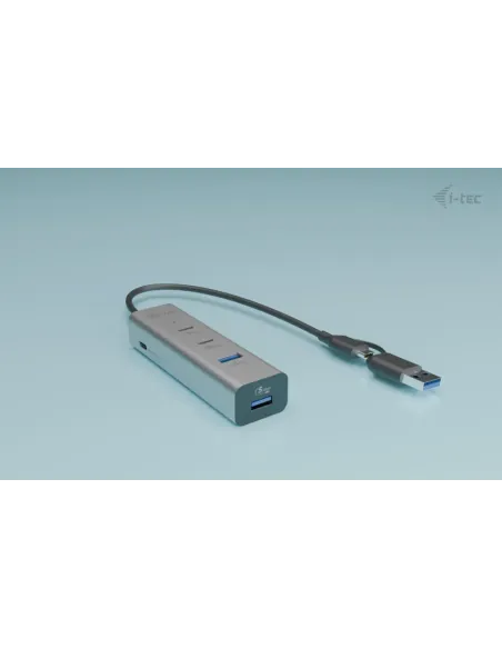 i-tec Metal Universal Charging HUB 2xUSB-C + 2x USB-A Port + Power Delivery 85W