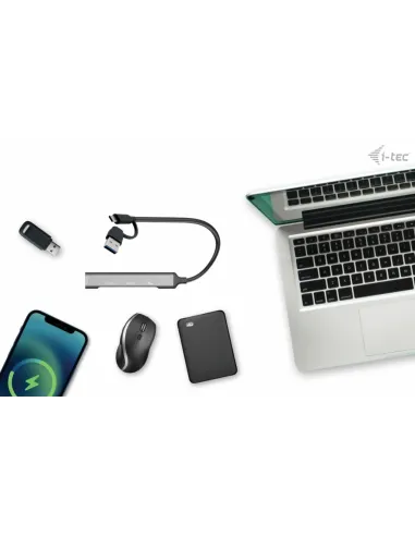 i-tec USB-C USB-A Metal HUB 1x USB 3.0 + 3x USB 2.0
