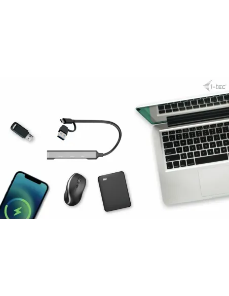 i-tec USB-C USB-A Metal HUB 1x USB 3.0 + 3x USB 2.0
