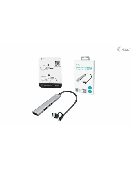 i-tec USB-C USB-A Metal HUB 1x USB 3.0 + 3x USB 2.0