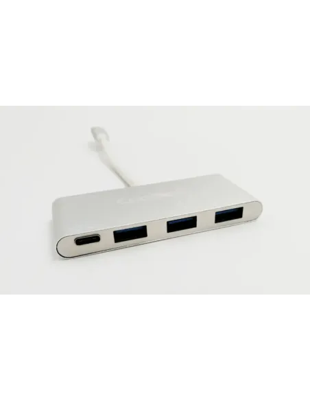 CoolBox COO-HUC3U3PD hub de interfaz USB 3.2 Gen 1 (3.1 Gen 1) Type-C 5000 Mbit s Aluminio