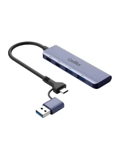 CoolBox HUB4 LITE USB-C A 4 PUERTOS 2USB-C Y 2USB-A 3.2 GEN1 ALUMINIO 2