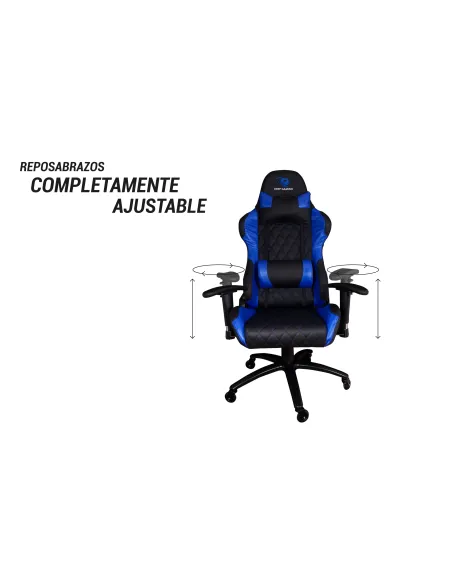 Deep Gaming DEEPGAMING SILLA DEEPCOMMAND2 RUEDAS DE GOMA