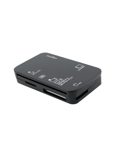 CoolBox LECTOR DE TARJETAS EXTERNO CRE4 + LECTOR DNIE + SIM + ADAPTADOR A USB-C