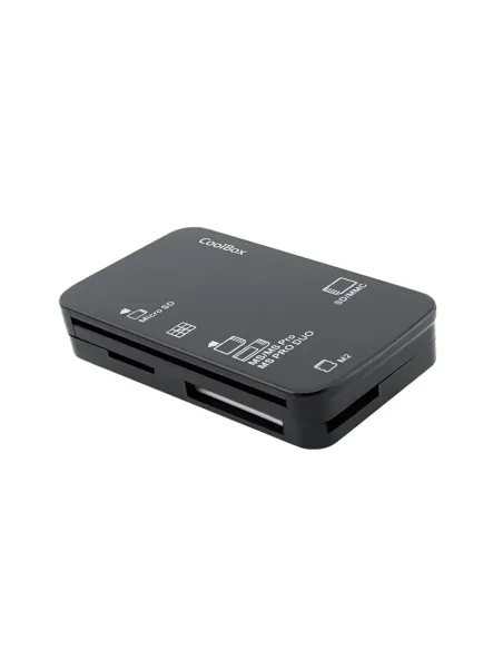 CoolBox LECTOR DE TARJETAS EXTERNO CRE4 + LECTOR DNIE + SIM + ADAPTADOR A USB-C