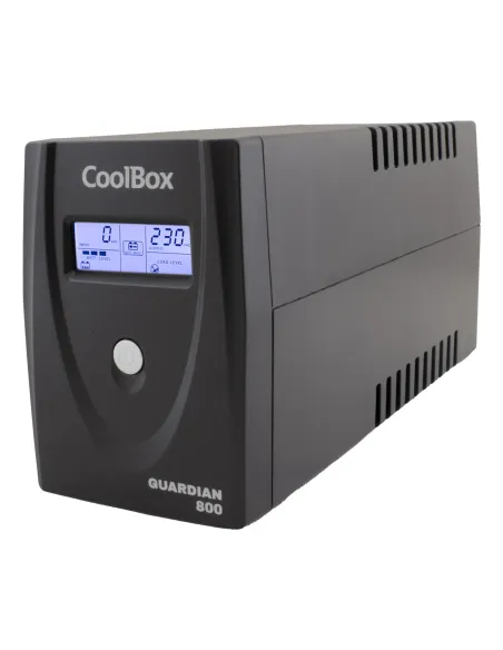 CoolBox SAI GUARDIAN3 LCD 800VA 480W 2 SCHUKOS + SOFTWARE