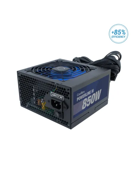 CoolBox FUENTE DE ALIMENTACION ATX POWERLINE III 850W 85%EFI