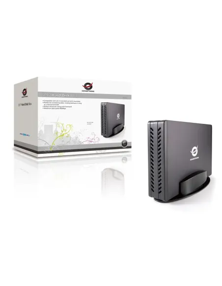 Conceptronic CHD3SU caja para disco duro externo Caja de disco duro (HDD) Negro 3.5"