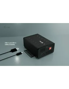i-tec USB-C USB-A Metal Charging + data HUB, 15W per port, 10x USB-C 2