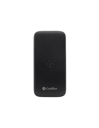 CoolBox POWERBANK QI INALAMBRICO USB-A USB-C MICROUSB LIGHTING 10.000MAH NEGRO