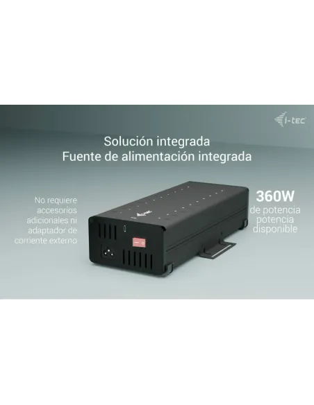 i-tec USB-C USB-A Metal Charging + data HUB, 15W per port, 20x USB-C