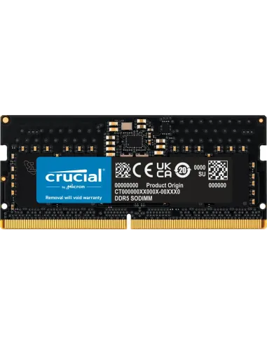 Memoria ram ddr5 8gb crucial  - sodimm - 5200 mhz - pc5 41600 cl42