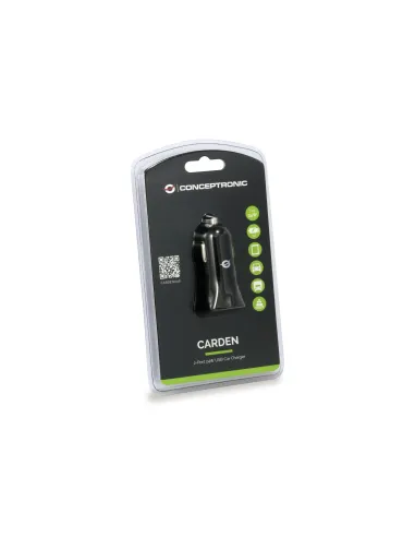 Conceptronic CARDEN04B cargador de dispositivo móvil Universal Negro Encendedor de cigarrillos Auto
