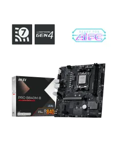 MSI PRO B840M-B placa base AMD B840 Zócalo AM5 micro ATX