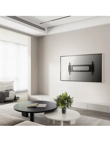 AISENS Soporte ECO Ultra Delgado para Monitor Tv 80Kg de 43-90, Negro