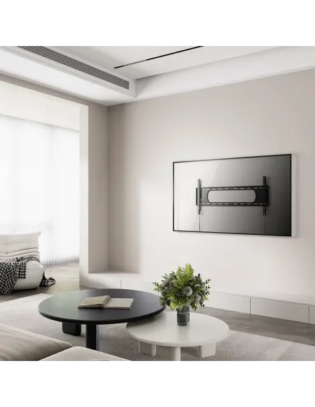 AISENS Soporte ECO Ultra Delgado para Monitor Tv 80Kg de 43-90, Negro