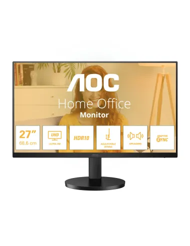 AOC U27B3AF pantalla para PC 68,6 cm (27") 3840 x 2160 Pixeles 4K Ultra HD LED Negro