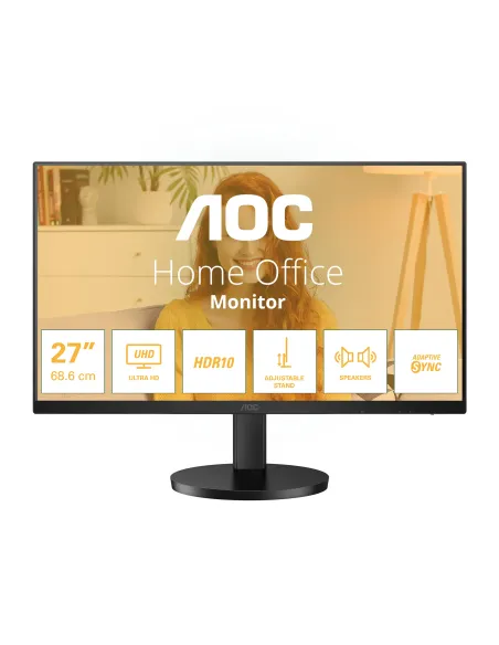 AOC U27B3AF pantalla para PC 68,6 cm (27") 3840 x 2160 Pixeles 4K Ultra HD LED Negro