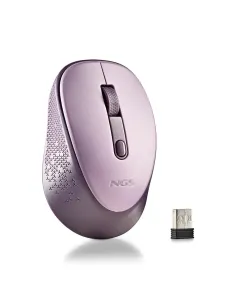 NGS DEW LILAC ratón Oficina Ambidextro RF inalámbrico Óptico 1600 DPI