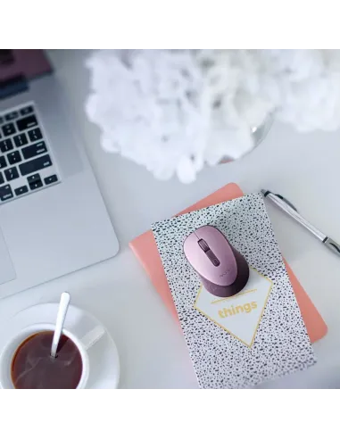 NGS DEW LILAC ratón Oficina Ambidextro RF inalámbrico Óptico 1600 DPI