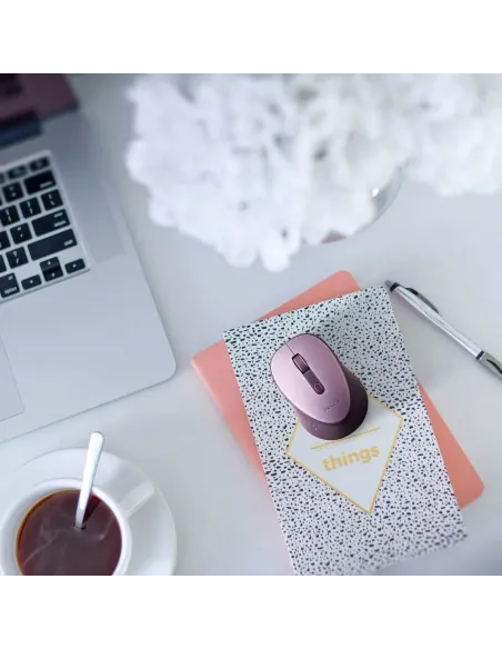 NGS DEW LILAC ratón Oficina Ambidextro RF inalámbrico Óptico 1600 DPI